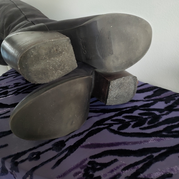 Over the Knee Leather Boots - Picture 9 of 13